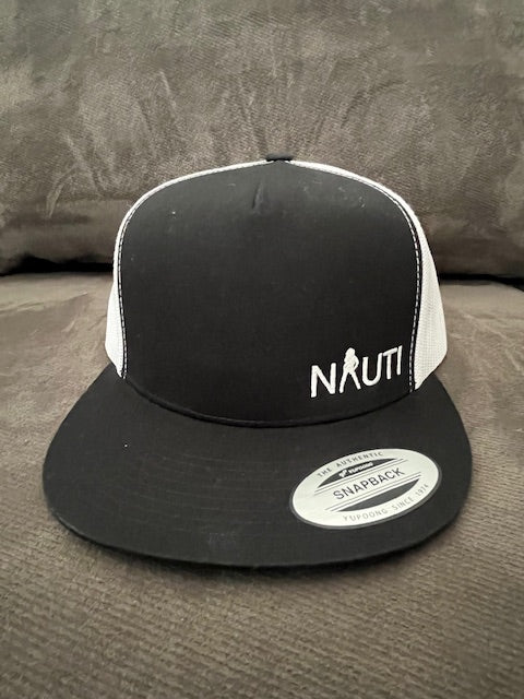 White NAUTI Embroidered Hat