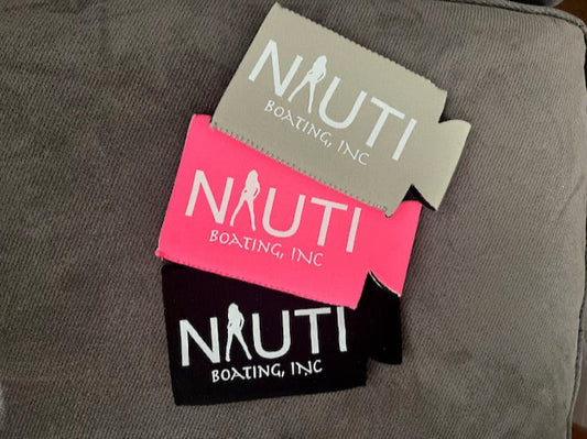 Slim "Nauti Boating" Koozies