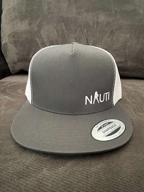 White NAUTI Embroidered Hat