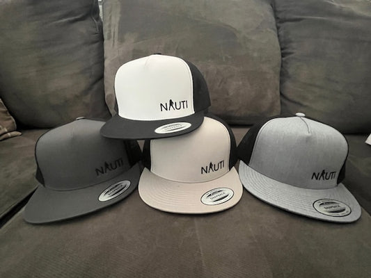 Black NAUTI Embroidered Hat