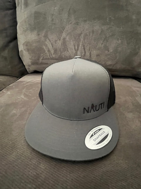 Black NAUTI Embroidered Hat