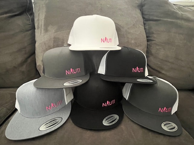 Pink NAUTI Embroidered Hat