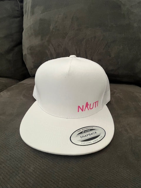 Pink NAUTI Embroidered Hat