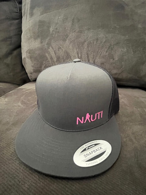 Pink NAUTI Embroidered Hat
